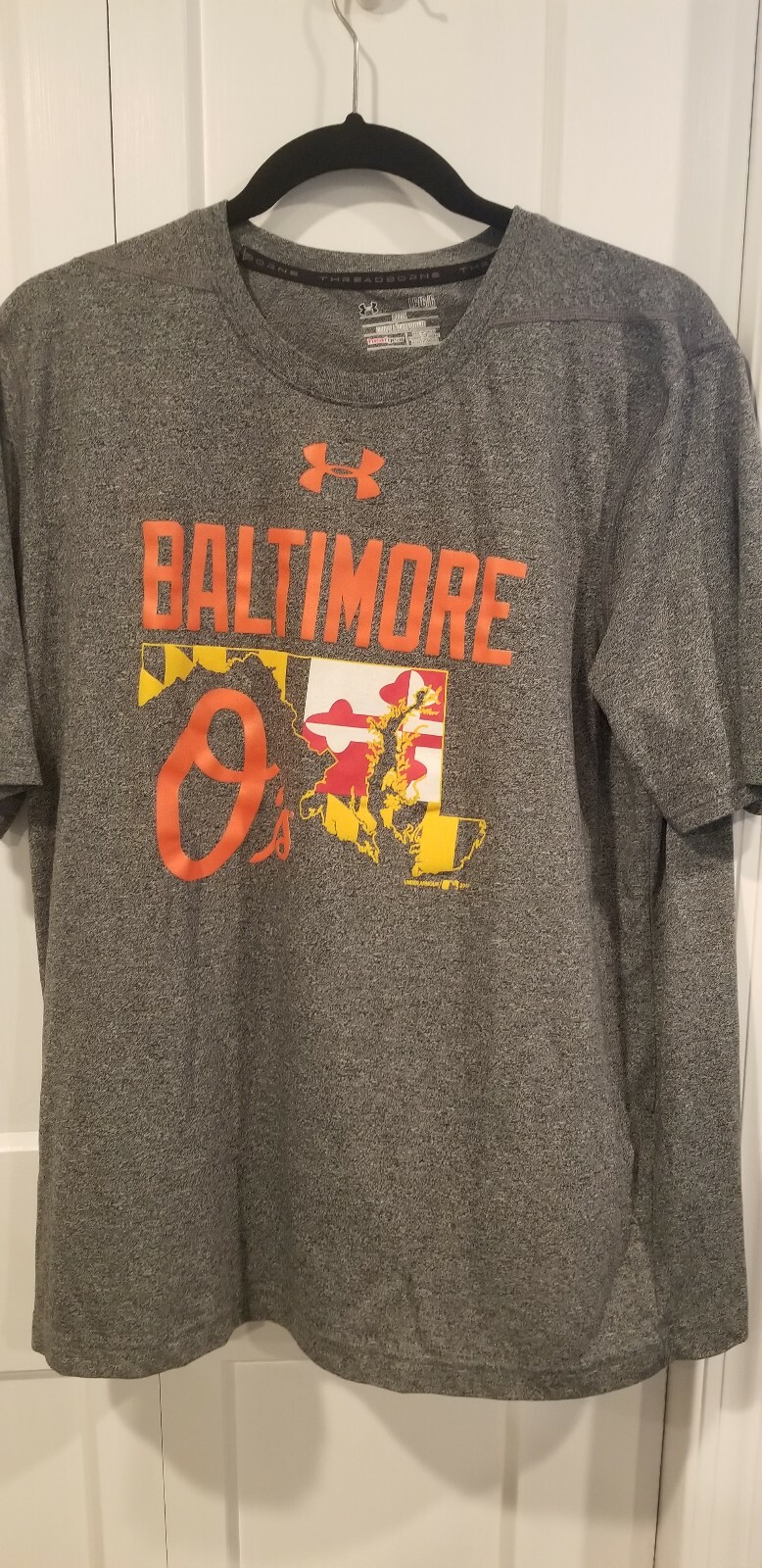 under armour baltimore orioles shirt
